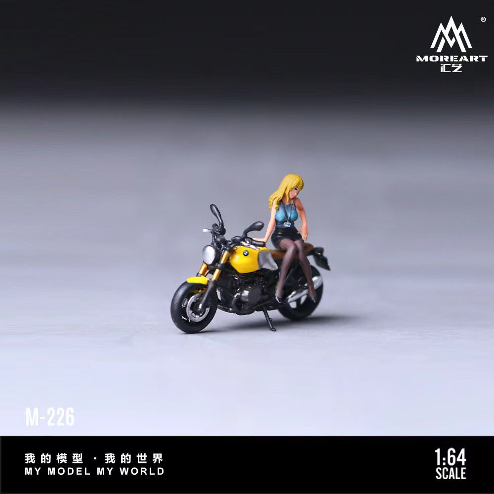 MoreArt 1:64 YELLOW BMW LATTE BEAUTY INVESTIGATOR MO222226