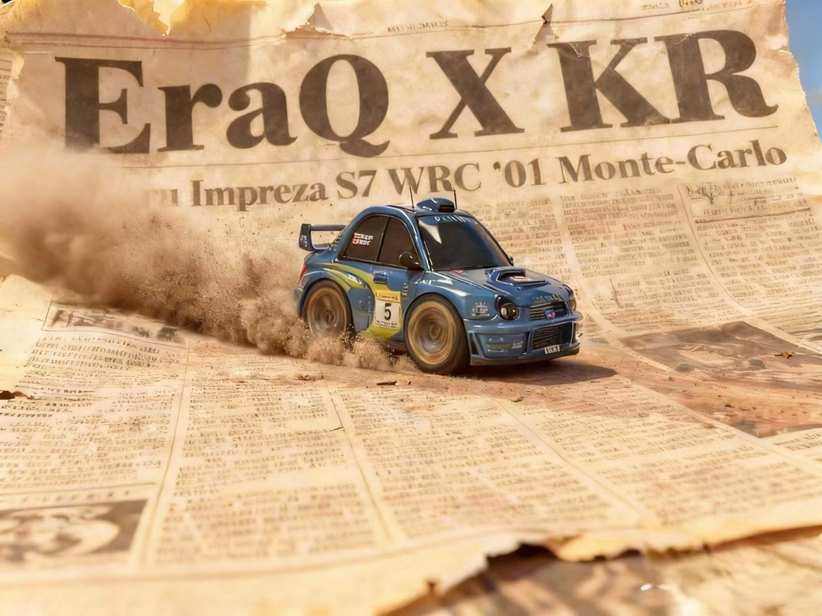 ERAQ X KR 1:64 Subaru WRC 2001  Blue #5