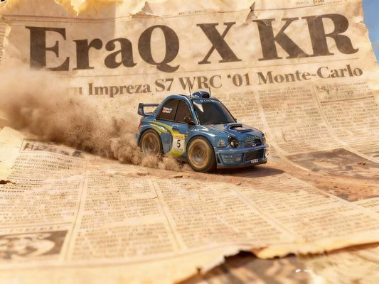 ERAQ X KR 1:64 Subaru WRC 2001  Blue #5
