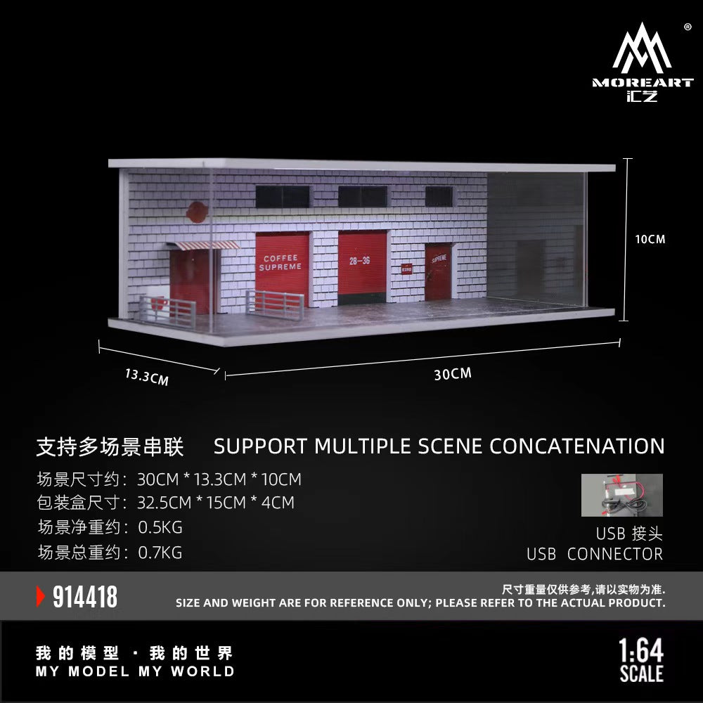 MoreArt 1:64 THEME LIGHTING ASSEMBLY SCENE (3 Versions) MO914416/MO914417/MO914418