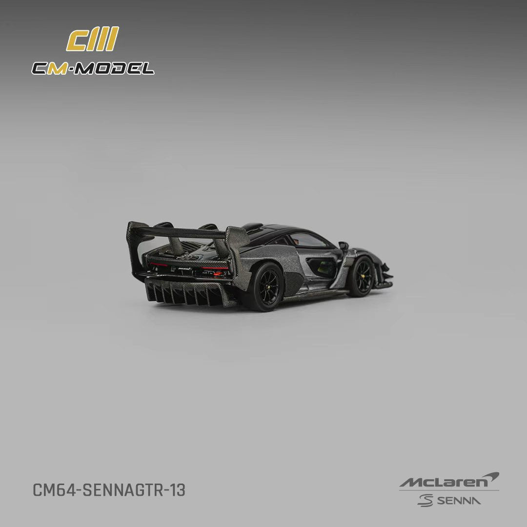 CM Model 1:64 McLaren Senna GTR Metallic Grey CM64-SennaGTR-13