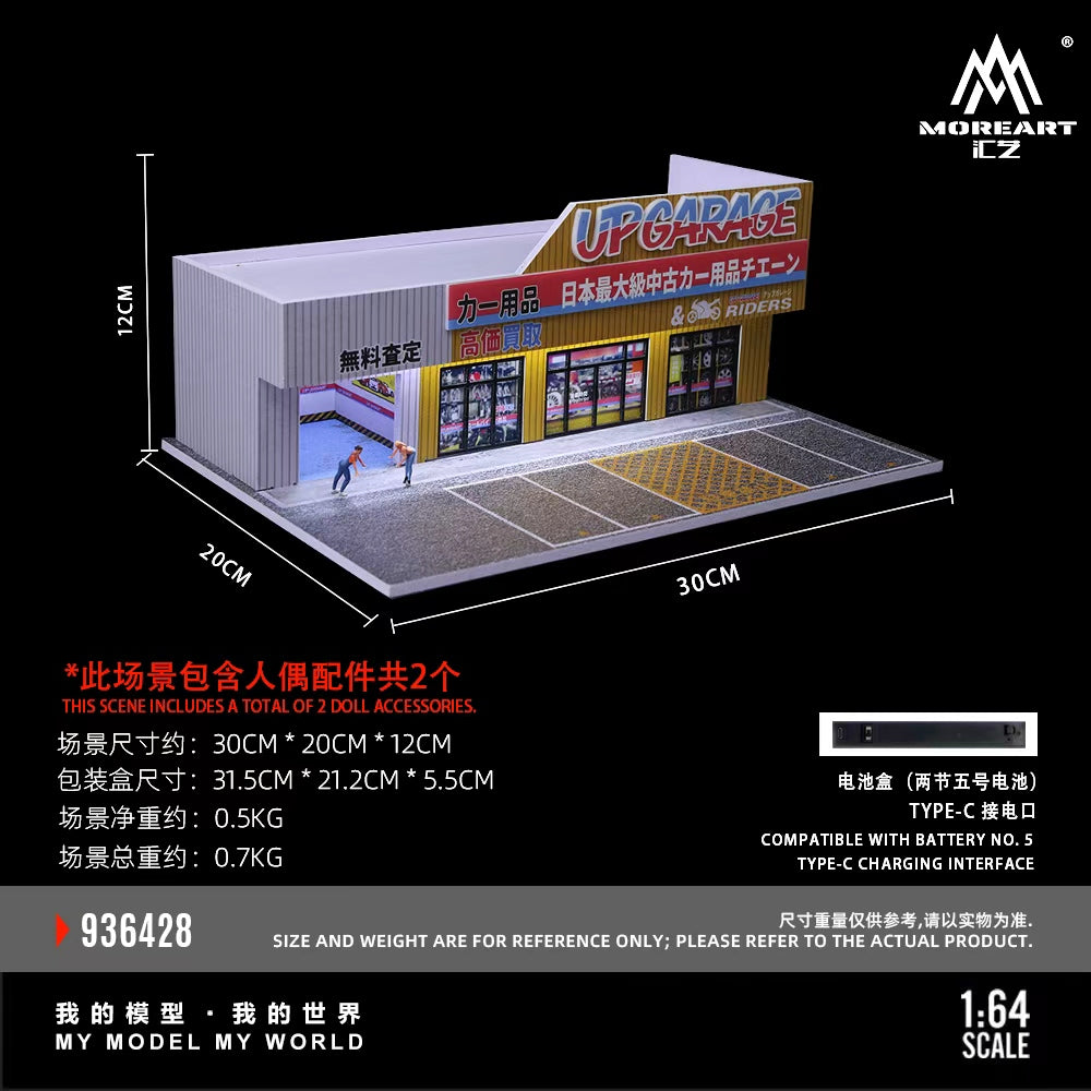 MoreArt 1:64 SCENE OF AN AUTO SUPPLY STORE MO936428