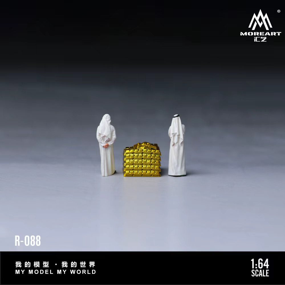 [Preorder] MoreArt 1:64 Middle Eastern Wealthy Man Figure Set MO223088