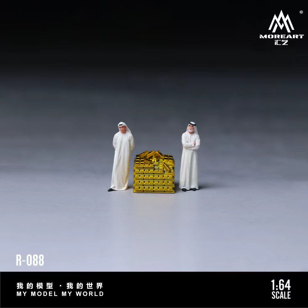 [Preorder] MoreArt 1:64 Middle Eastern Wealthy Man Figure Set MO223088