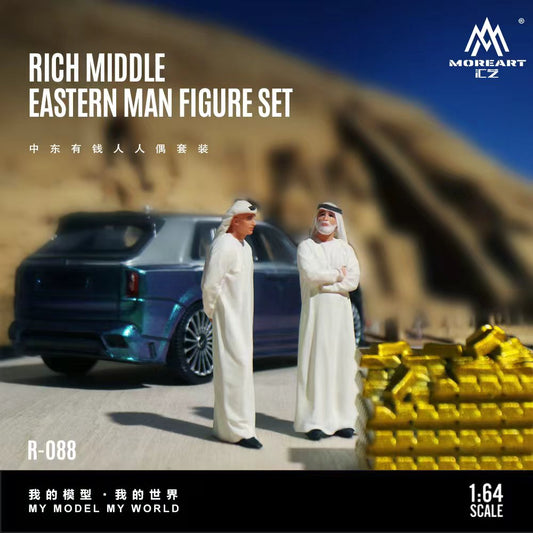 [Preorder] MoreArt 1:64 Middle Eastern Wealthy Man Figure Set MO223088