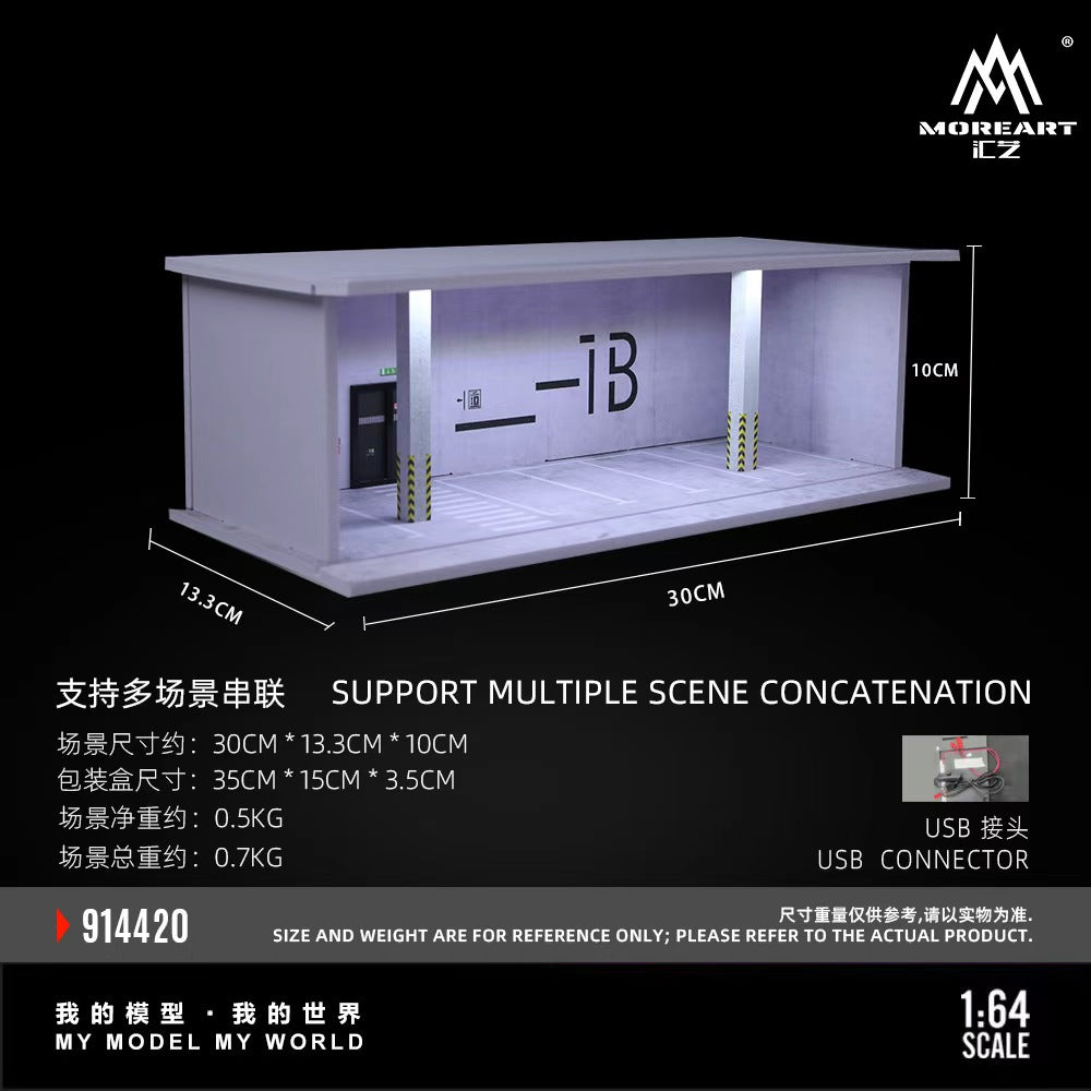 [Preorder] MoreArt 1:64 THEME LIGHTING ASSEMBLY SCENE (3 Versions) MO914419/MO914420/MO914421