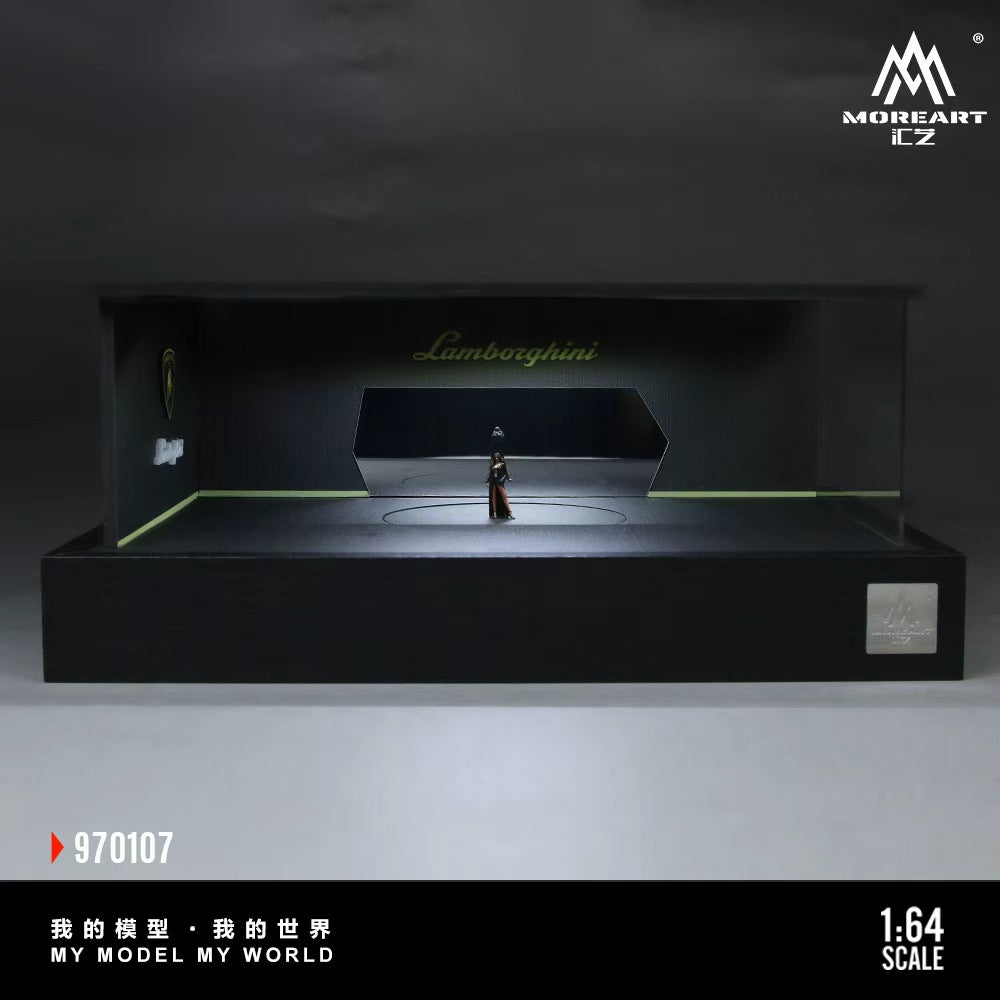 MoreArt 1:64 Lamborghini Rotating Exhibition Stand Scene MO970107