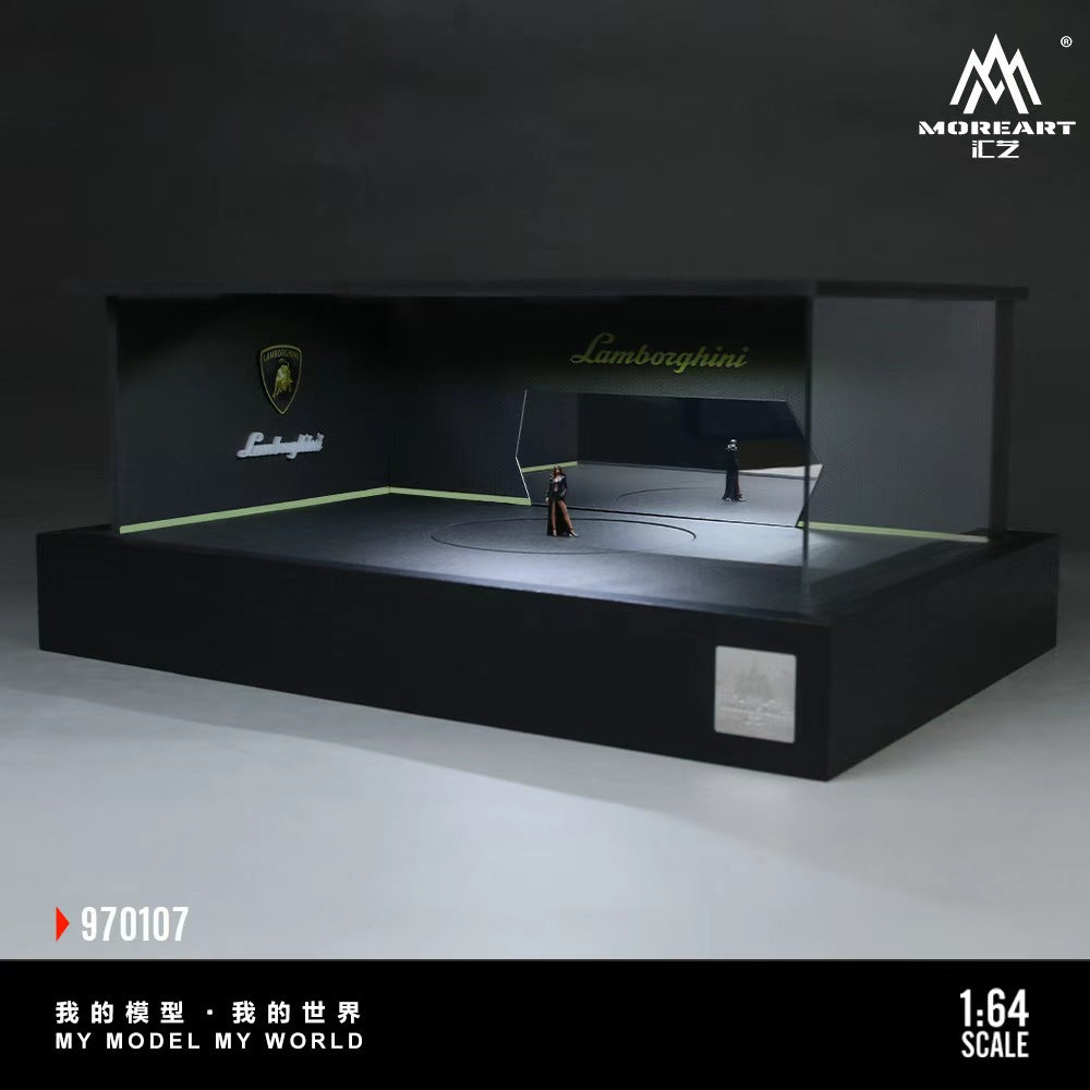 MoreArt 1:64 Lamborghini Rotating Exhibition Stand Scene MO970107