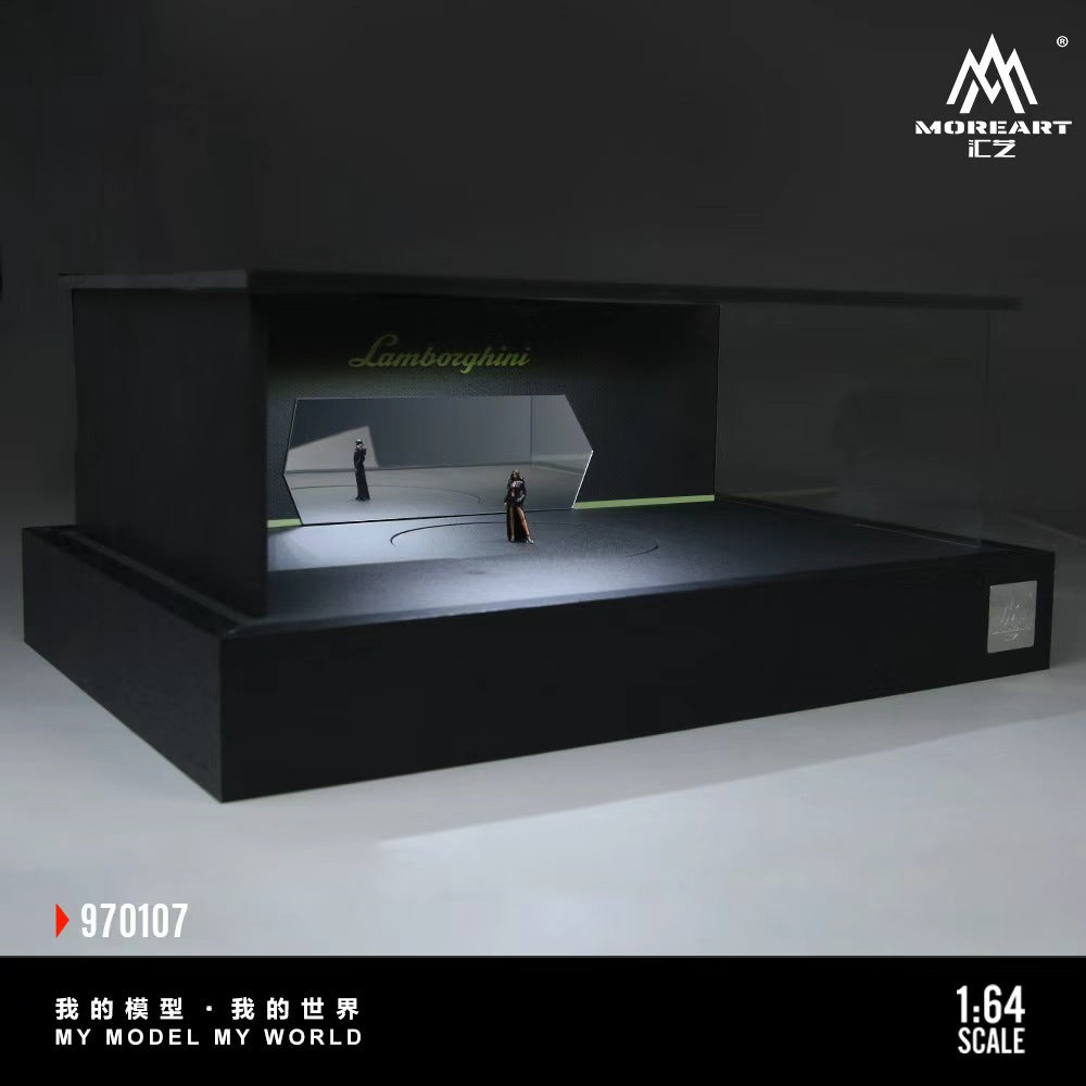 MoreArt 1:64 Lamborghini Rotating Exhibition Stand Scene MO970107