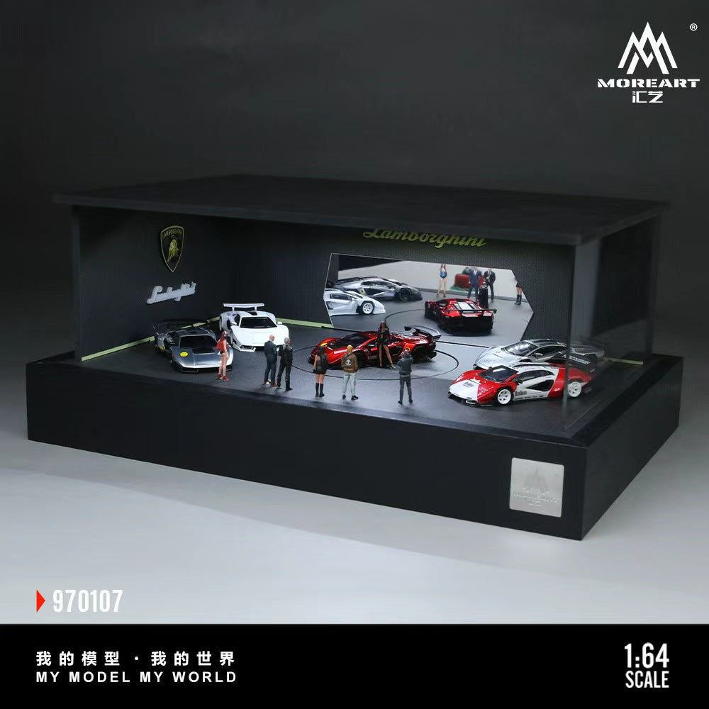 MoreArt 1:64 Lamborghini Rotating Exhibition Stand Scene MO970107