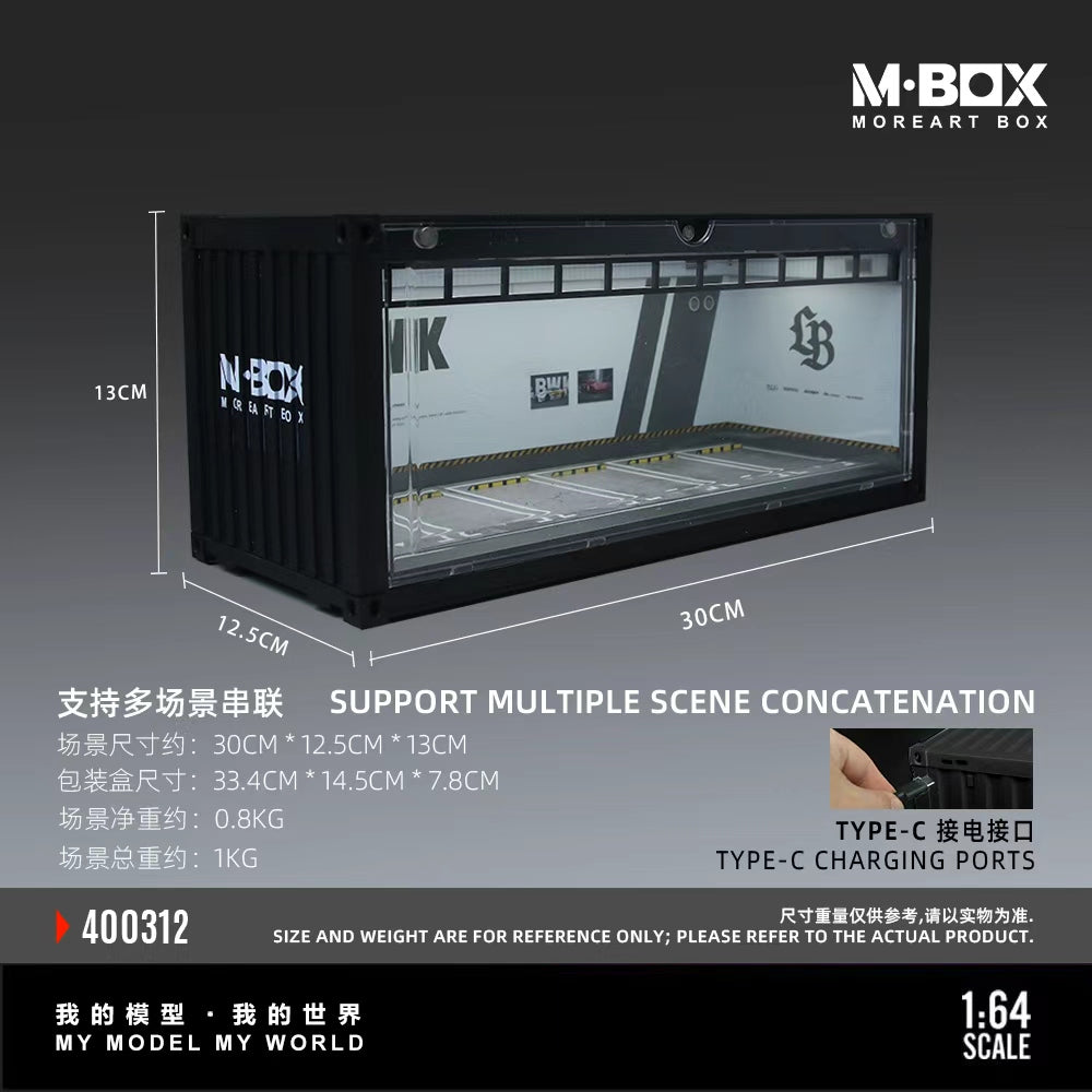 MBOX 1:64 CONTAINER MODEL STORAGE SCENE (3 Versions) MB400312/MB400313/MB400314