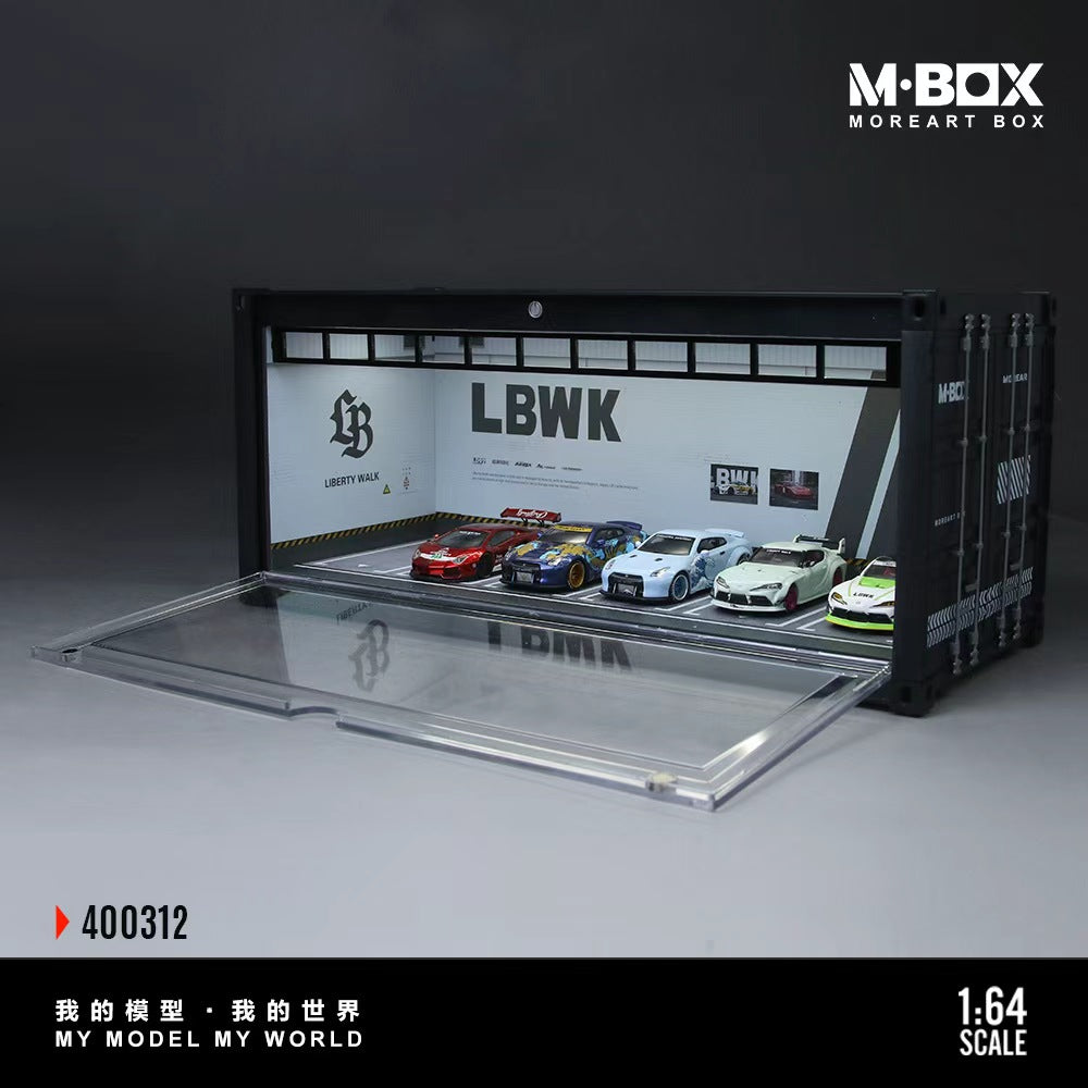 MBOX 1:64 CONTAINER MODEL STORAGE SCENE (3 Versions) MB400312/MB400313/MB400314