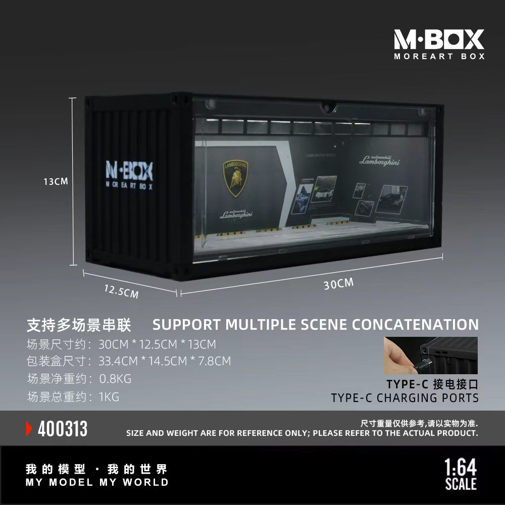 MBOX 1:64 CONTAINER MODEL STORAGE SCENE (3 Versions) MB400312/MB400313/MB400314