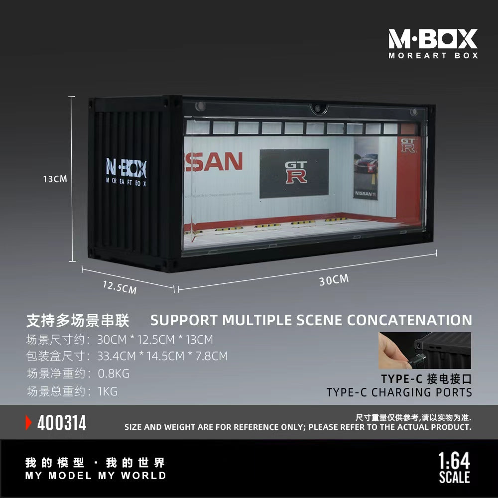 MBOX 1:64 CONTAINER MODEL STORAGE SCENE (3 Versions) MB400312/MB400313/MB400314