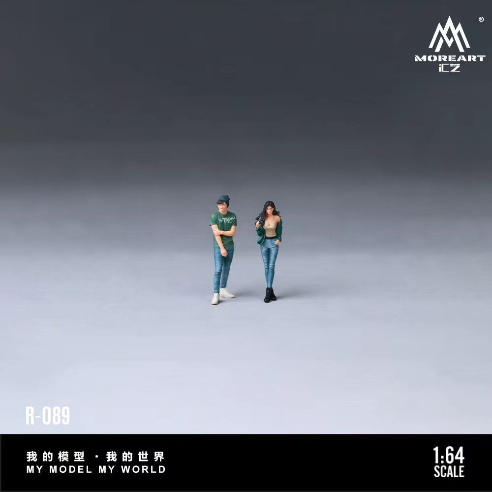 MoreArt 1:64 Urban Cool Couple Figurine Set MO223089