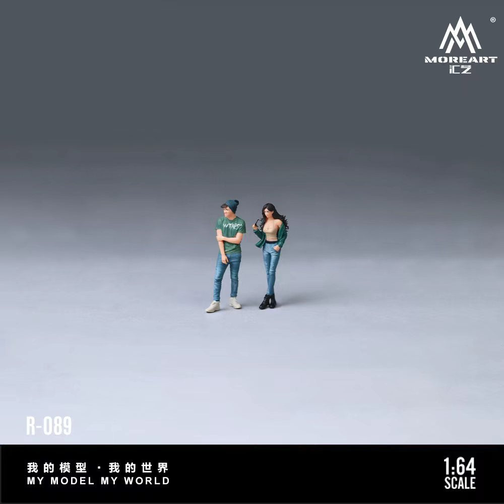 MoreArt 1:64 Urban Cool Couple Figurine Set MO223089