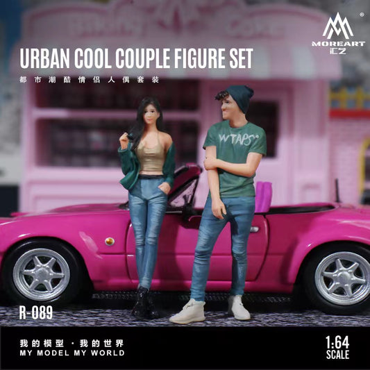 MoreArt 1:64 Urban Cool Couple Figurine Set MO223089