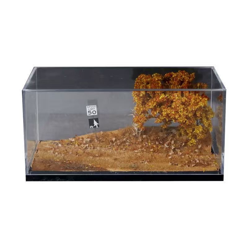 [Preorder] MoreArt 1:64 Autumn Field Dirt Road Miniature Scene Model MO901333