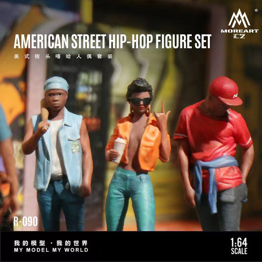 MoreArt 1:64 American street hip-hop figurine set MO223090