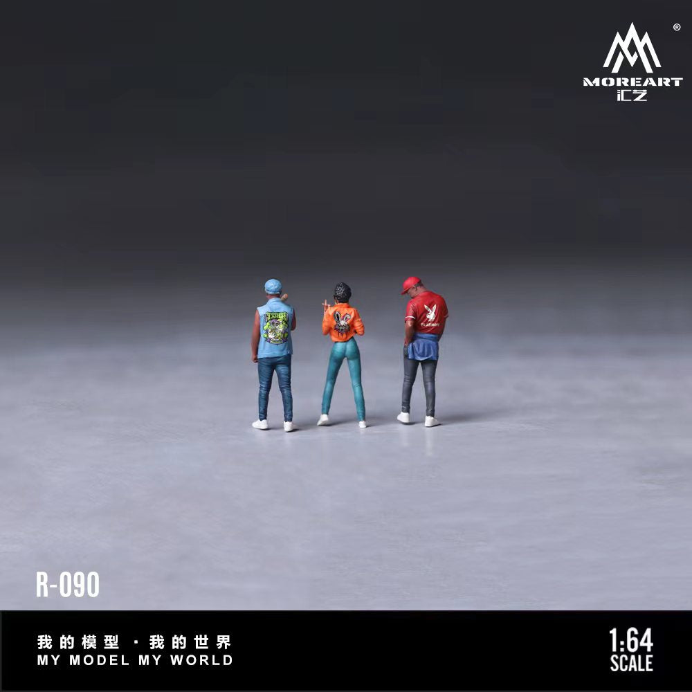 MoreArt 1:64 American street hip-hop figurine set MO223090