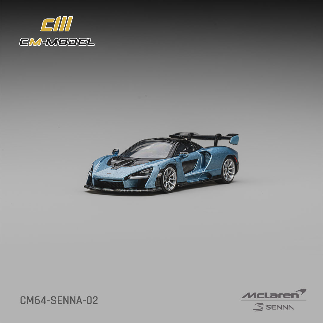 [Preorder] CM Model 1:64 McLaren Senna Ice Blue CM64-Senna-02