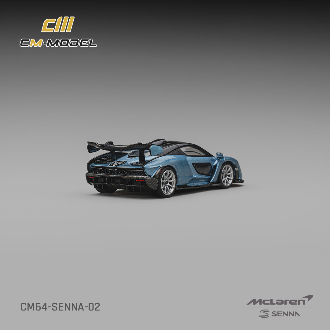 [Preorder] CM Model 1:64 McLaren Senna Ice Blue CM64-Senna-02