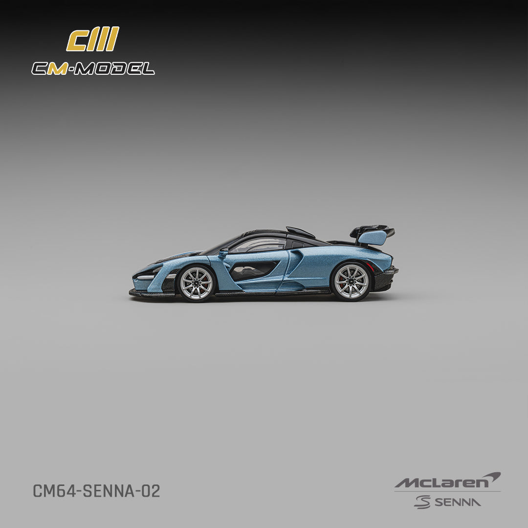 [Preorder] CM Model 1:64 McLaren Senna Ice Blue CM64-Senna-02