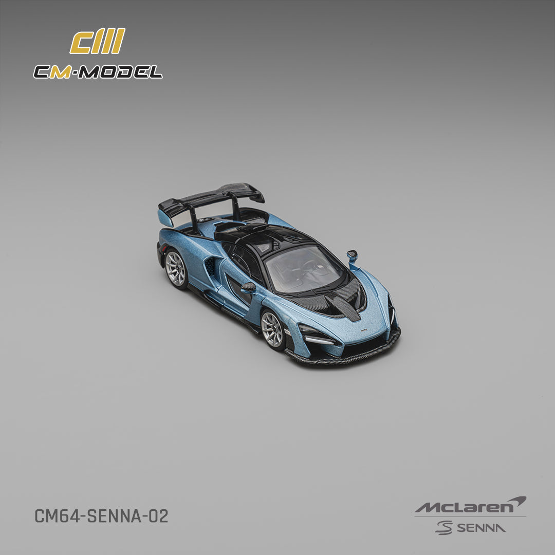 [Preorder] CM Model 1:64 McLaren Senna Ice Blue CM64-Senna-02