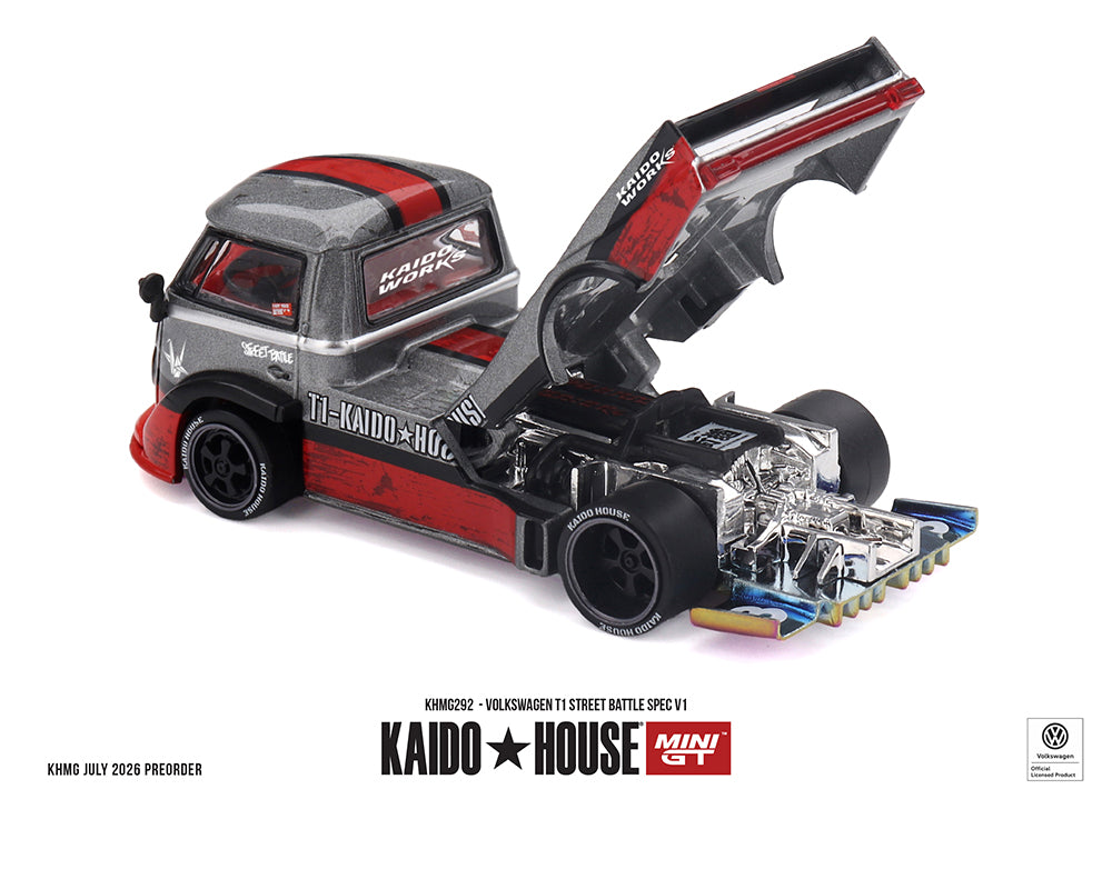 [Preorder] Kaido House x Mini GT 1:64 Volkswagen T1 Street Battle Spec V1 KHMG292