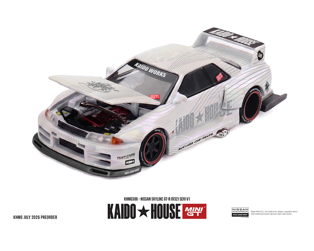 [Preorder] Kaido House x Mini GT 1:64 Nissan Skyline GT-R (R32) SERI V1 KHMG306