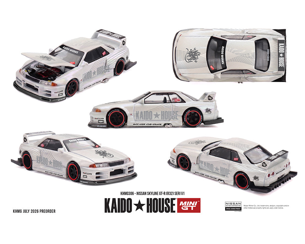[Preorder] Kaido House x Mini GT 1:64 Nissan Skyline GT-R (R32) SERI V1 KHMG306