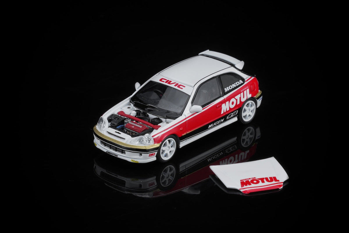 [Preorder] MOTORHELIX 1:64 Honda Civic TYPE R (EK9) Motul (2 Colours) M65024/M65018