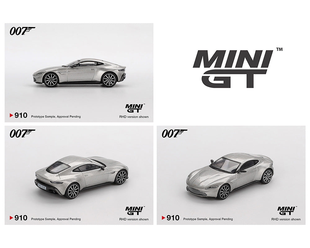 Mini GT 1:64 Aston Martin DB10 James Bond 007 “SPECTRE” – English Packaging MGT00910-007E