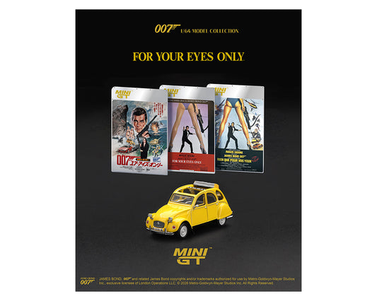 [Preorder] Mini GT 1:64 James Bond 007 Citroën 2CV “For Your Eyes Only” MGT00919-007
