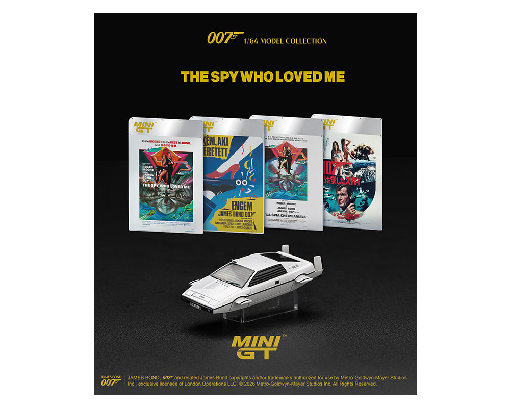 [Preorder] Mini GT 1:64 James Bond 007 Lotus Esprit S1 “The Spy Who Loved Me” Submarine MGT00920-007
