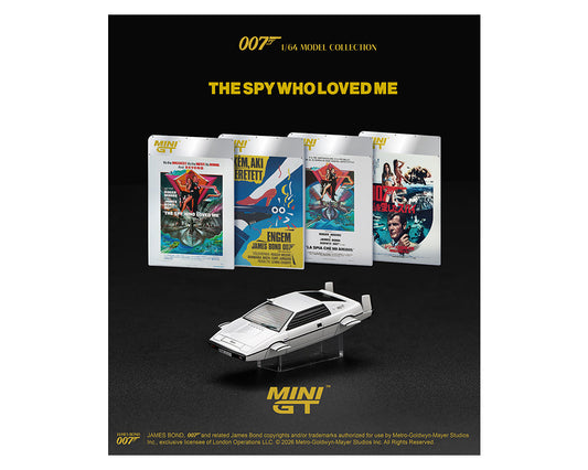 [Preorder] Mini GT 1:64 James Bond 007 Lotus Esprit S1 “The Spy Who Loved Me” Submarine MGT00920-007