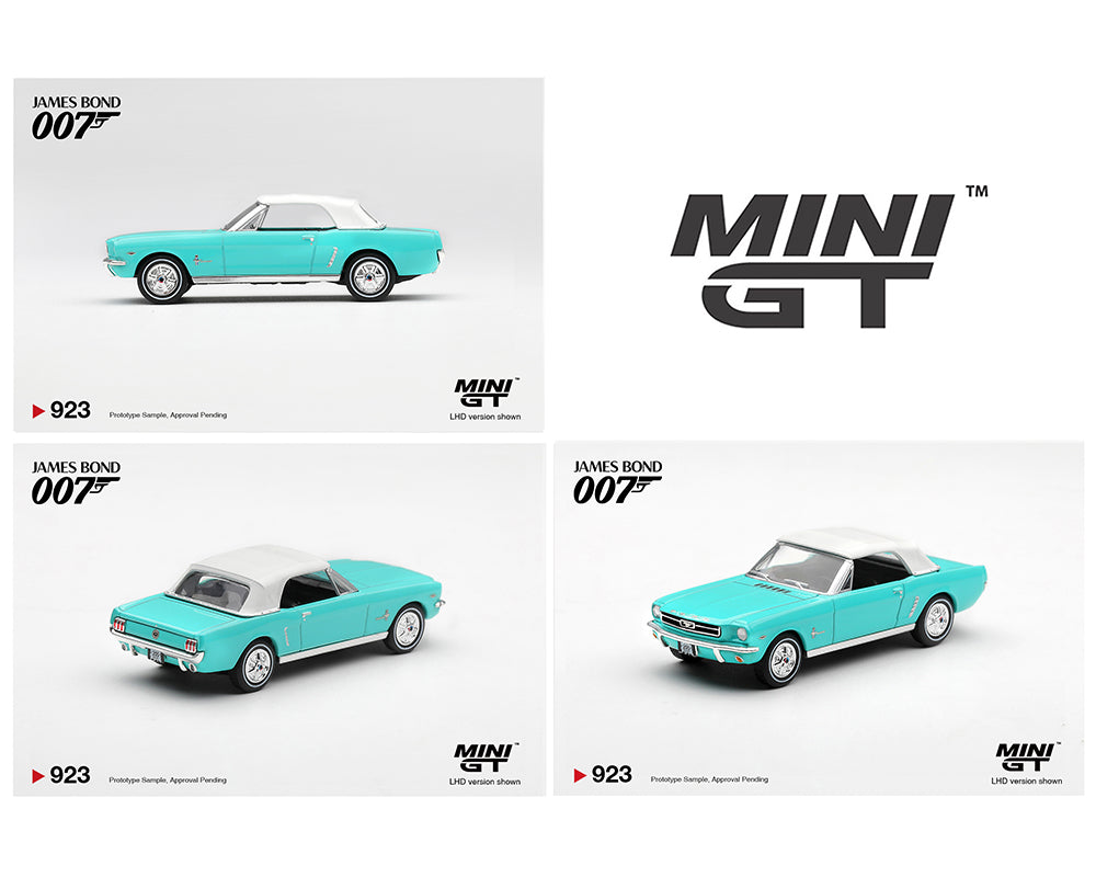 [Preorder] Mini GT 1:64 James Bond 007 Ford Mustang Convertible 1965 "Thunderball" (3 Variants) MGT00923-007