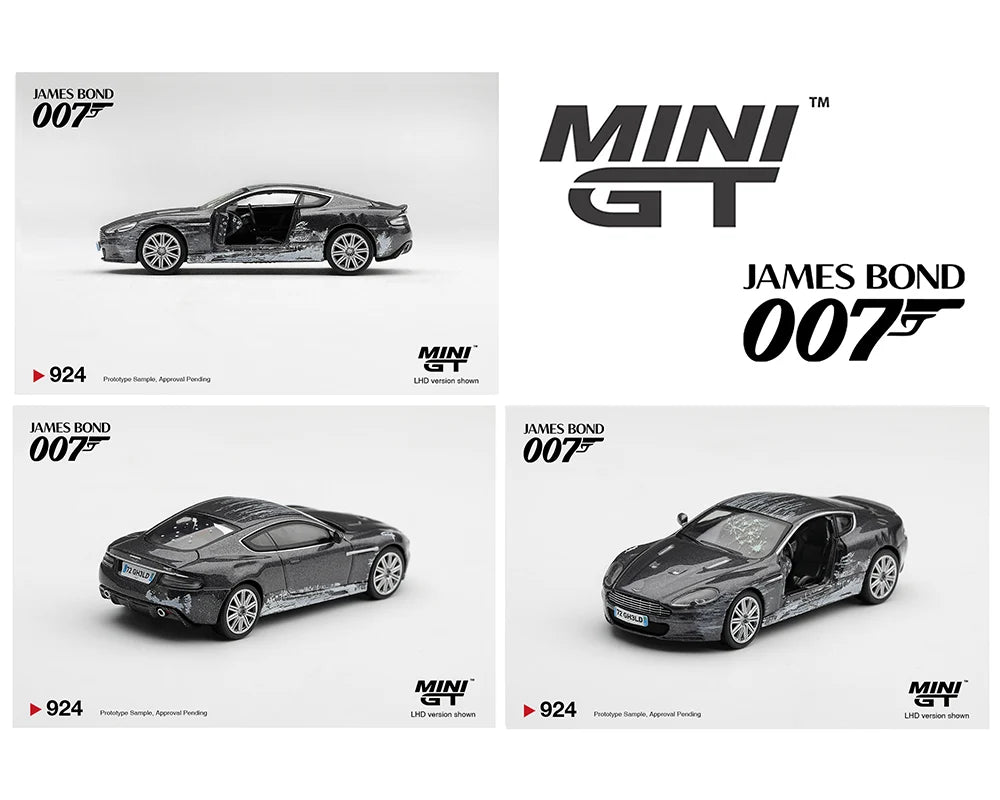 [Preorder] Mini GT 1:64 James Bond 007 Aston Martin DBS "“Quantum of Solace”  Battle Damaged (2 Variants) MGT00924-007