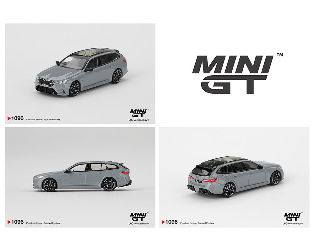 Mini GT 1:64 BMW M5 Touring (G99) – Brooklyn Gray Metallic MGT01096-BL