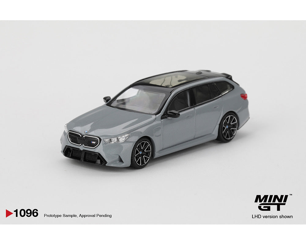 Mini GT 1:64 BMW M5 Touring (G99) – Brooklyn Gray Metallic MGT01096-BL
