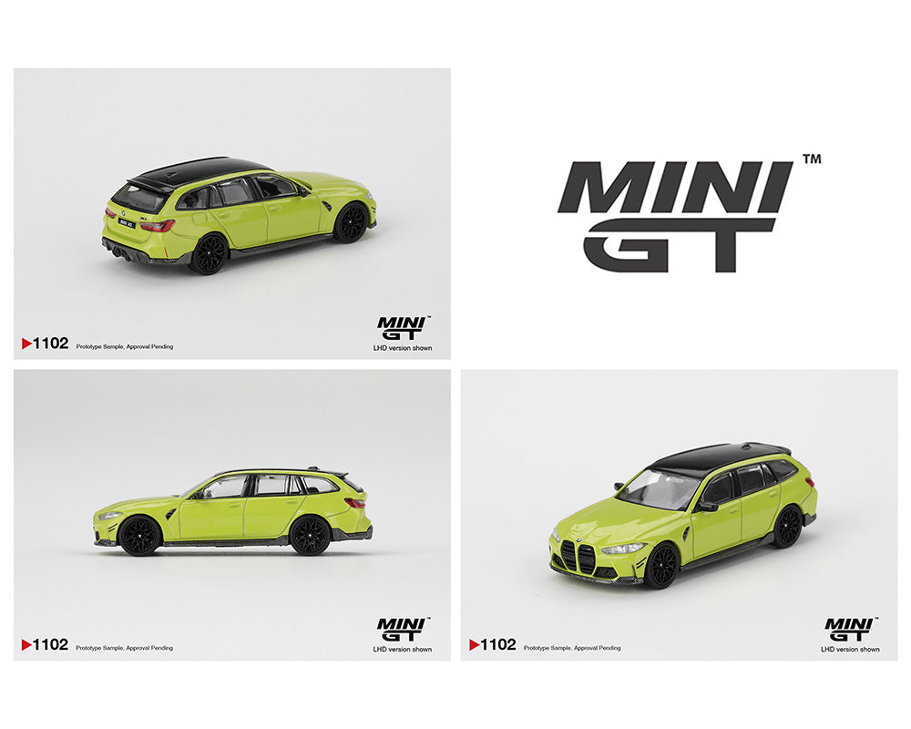 Mini GT 1:64 BMW M3 M Performance Touring – Sao Paulo Yellow MGT01102-BL