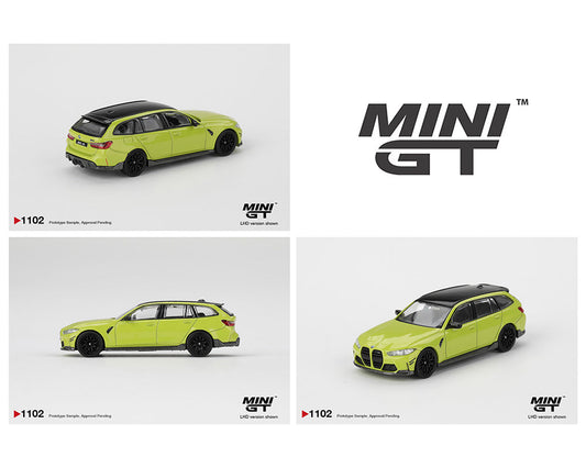 Mini GT 1:64 BMW M3 M Performance Touring – Sao Paulo Yellow MGT01102-BL