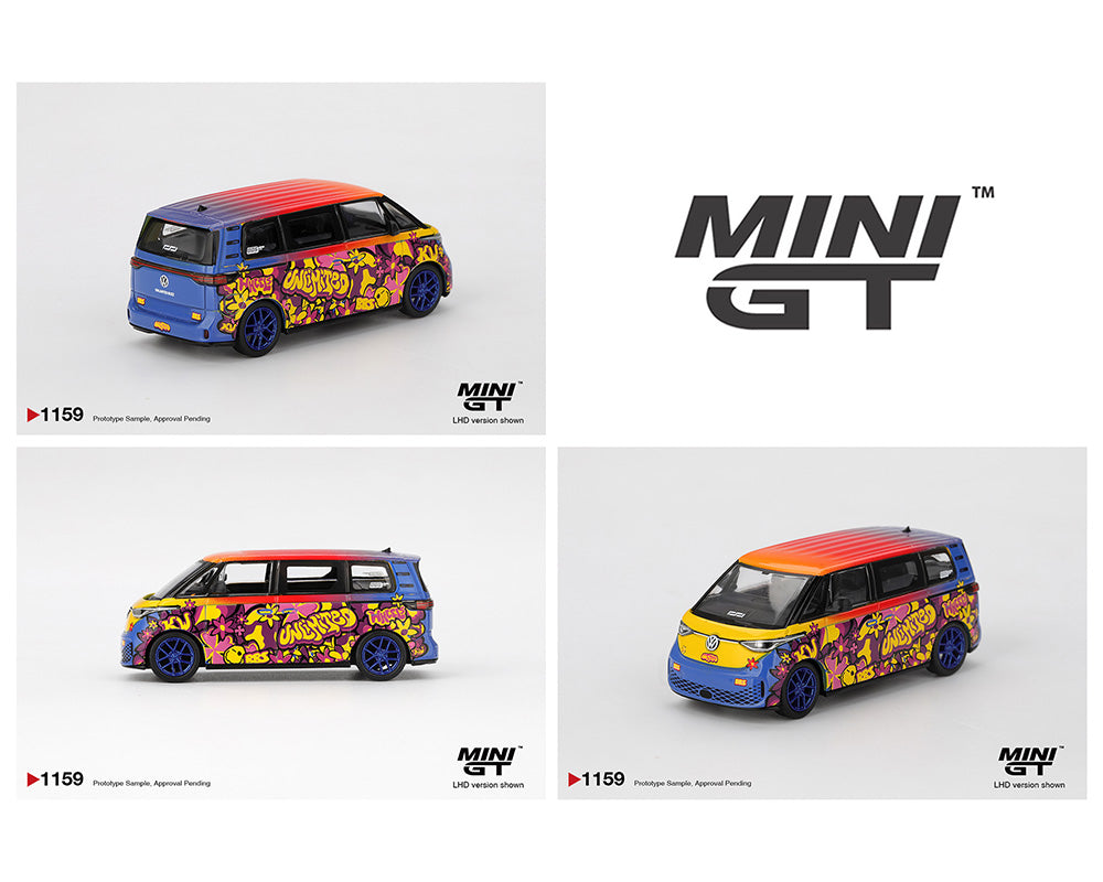 [Preorder] Mini GT 1:64 Volkswagen ID. Buzz KW/BBS – Orange MGT01159-BL