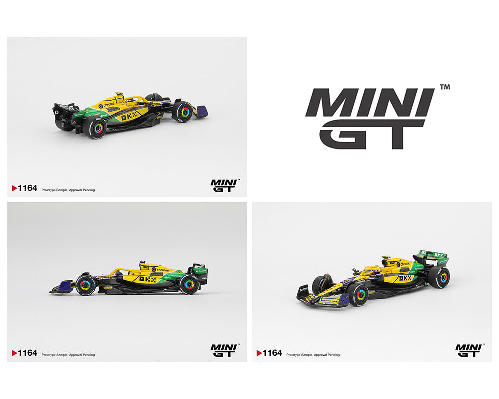 [Preorder] Mini GT 1:64 McLaren MCL38 #4 Lando Norris 2024 F1 2024 Monaco GP MGT01164-BL