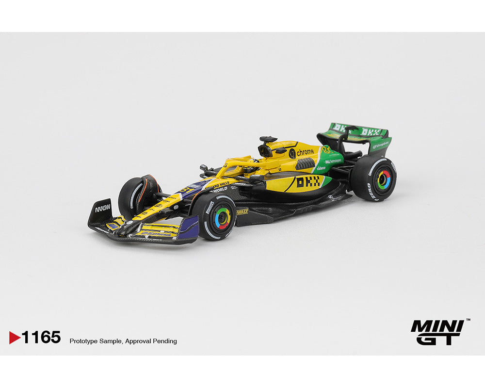 [Preorder] Mini GT 1:64 McLaren MCL38 #81 Oscar Piastri 2024 F1 2024 Monaco GP 2nd Place MGT01165-BL