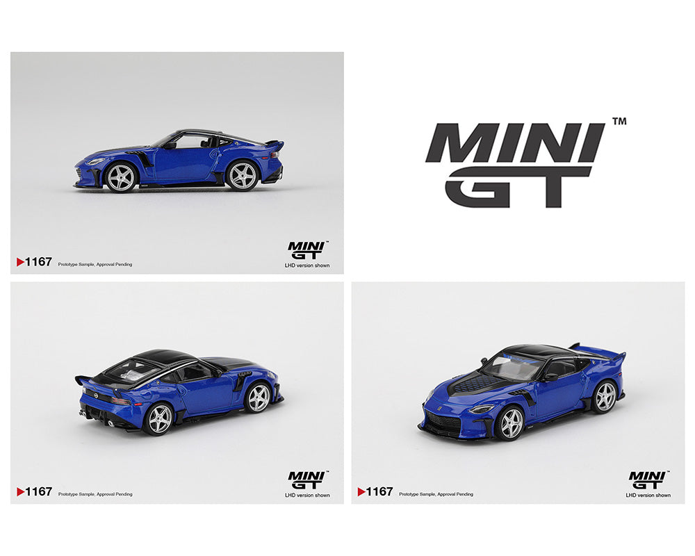 Mini GT 1:64 Nissan Z VeilSide FFZ400 – Seiran Blue MGT01167-BL