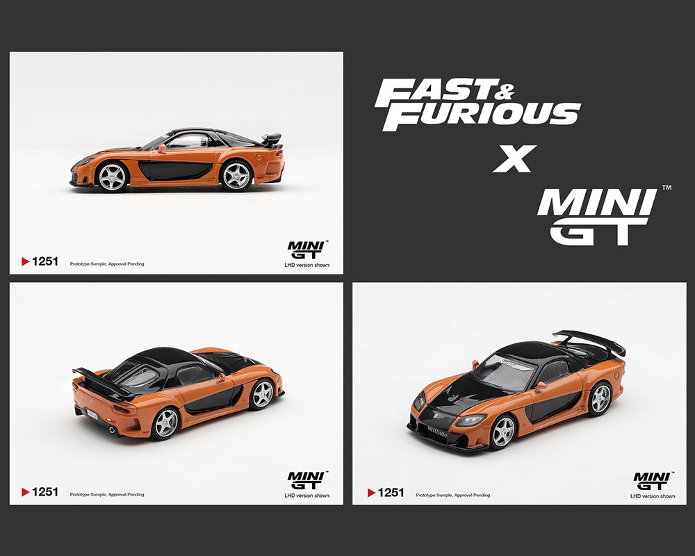 [Preorder] MINI GT 1:64 Mazda RX-7 VeilSide Fortune “The Fast and the Furious Tokyo Drift” Han Seoul-Oh- Limited Edition MGT01251