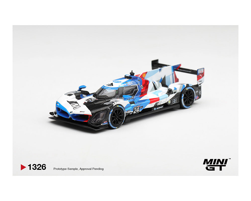 [Preorder] Mini GT 1:64 BMW M Hybrid V8 GTP #24 BMW M Team RLL 2024 IMSA Daytona 24 Hrs MGT01326-BL