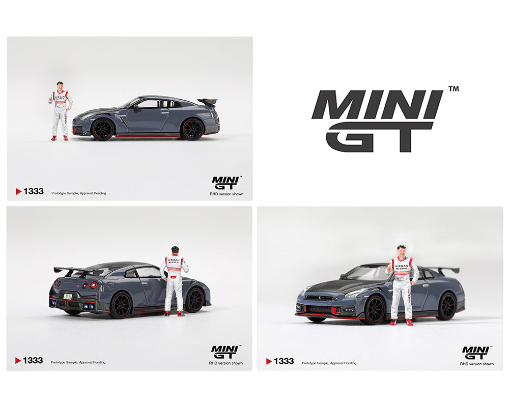 [Preorder] Mini GT 1:64 Nissan GT-R Nismo 2024 Tsukuba Production Car Lap Record W / Matsuda Figure Tsugio Matsuda Collection MGT01333-R
