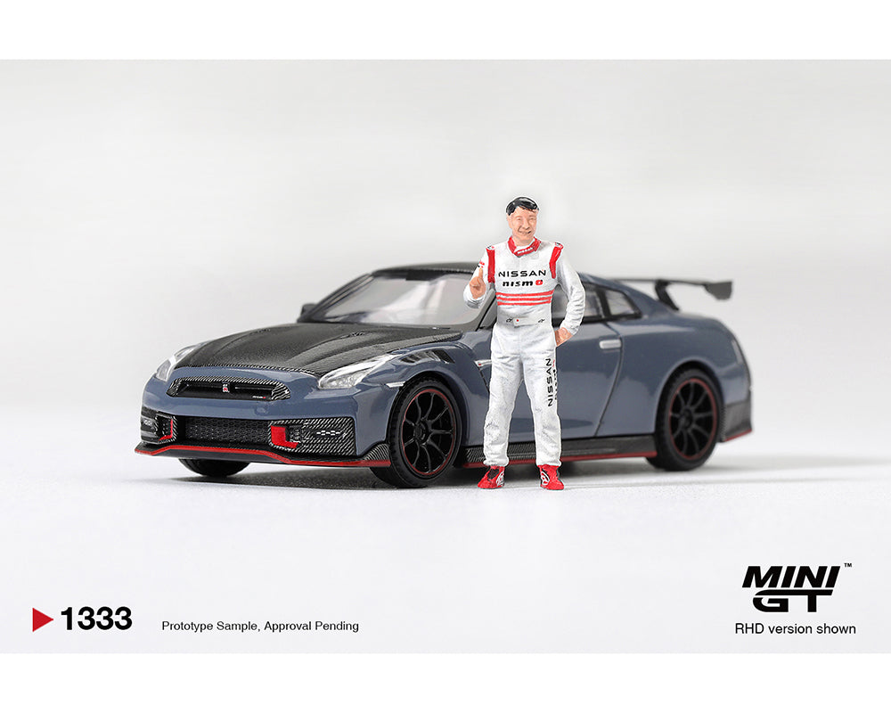 [Preorder] Mini GT 1:64 Nissan GT-R Nismo 2024 Tsukuba Production Car Lap Record W / Matsuda Figure Tsugio Matsuda Collection MGT01333-R